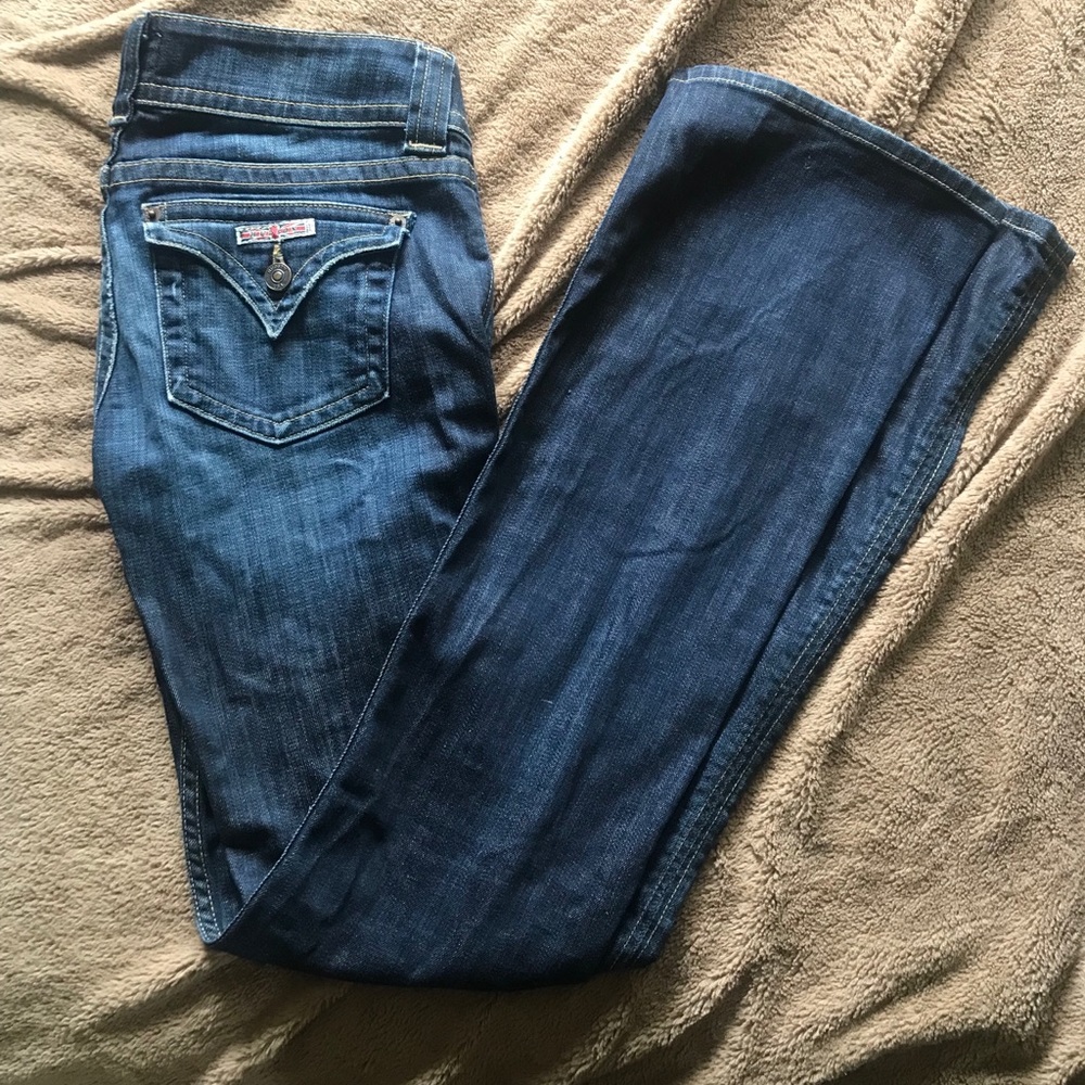 Hudson Jeans Low-Rise Flare RN 107906 CA 00635